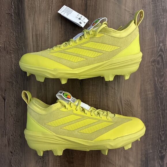 Adidas Adizero Impact TPU 2.0 BSB Men Size 9.5 Yellow Baseball Cleats JS2980